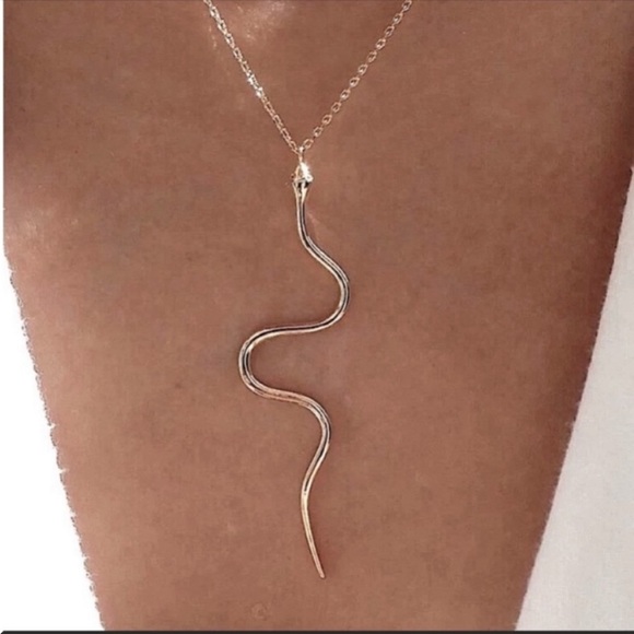 REVOLVE Jewelry - Last one! Best seller! 5 stars! Gold Snake chain necklace